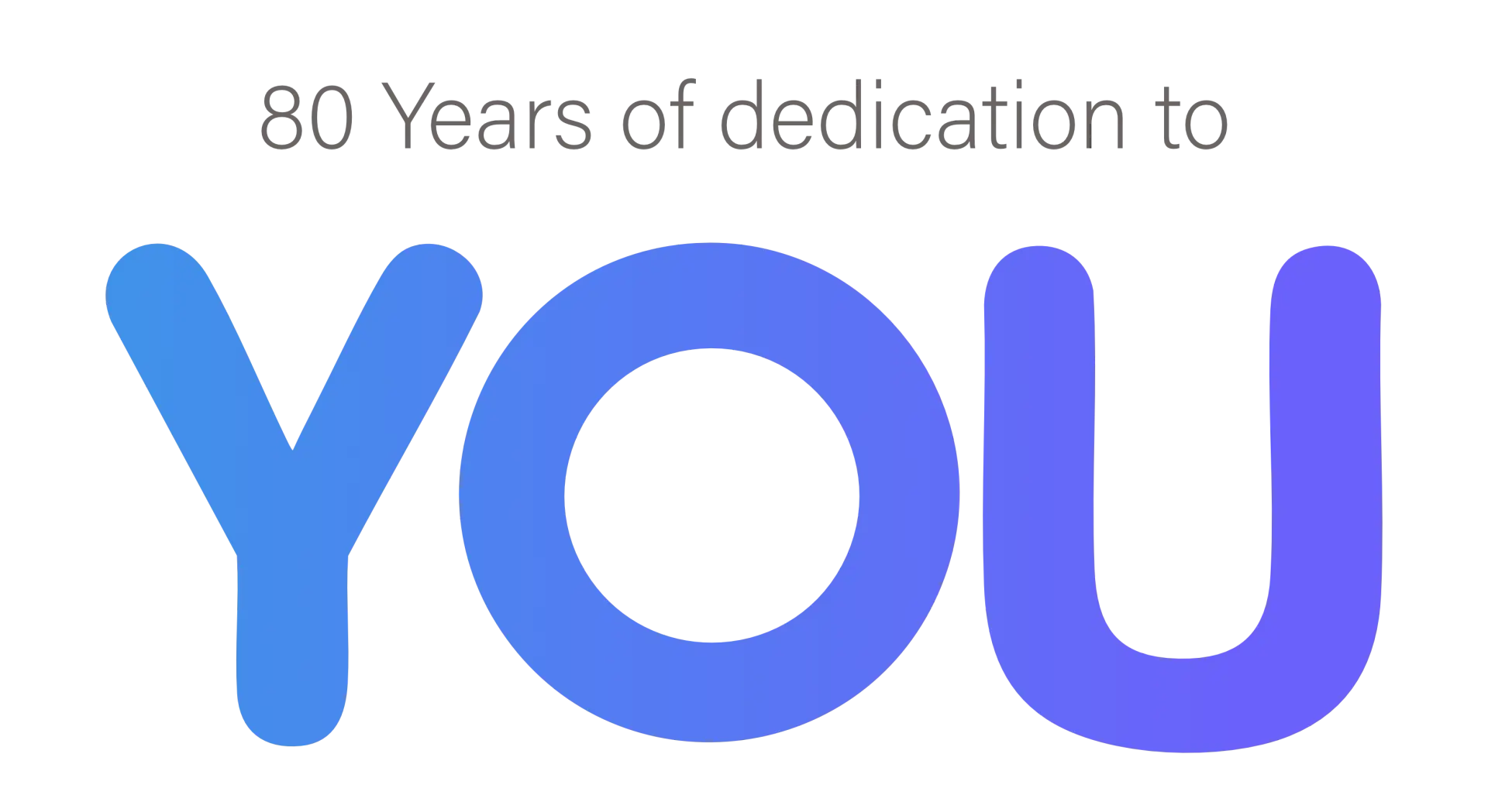 Cimas 80 Years of Dedication to You anniversary icon celebrating 80 years of trusted medical aid, healthcare services and member-focused care in Zimbabwe.